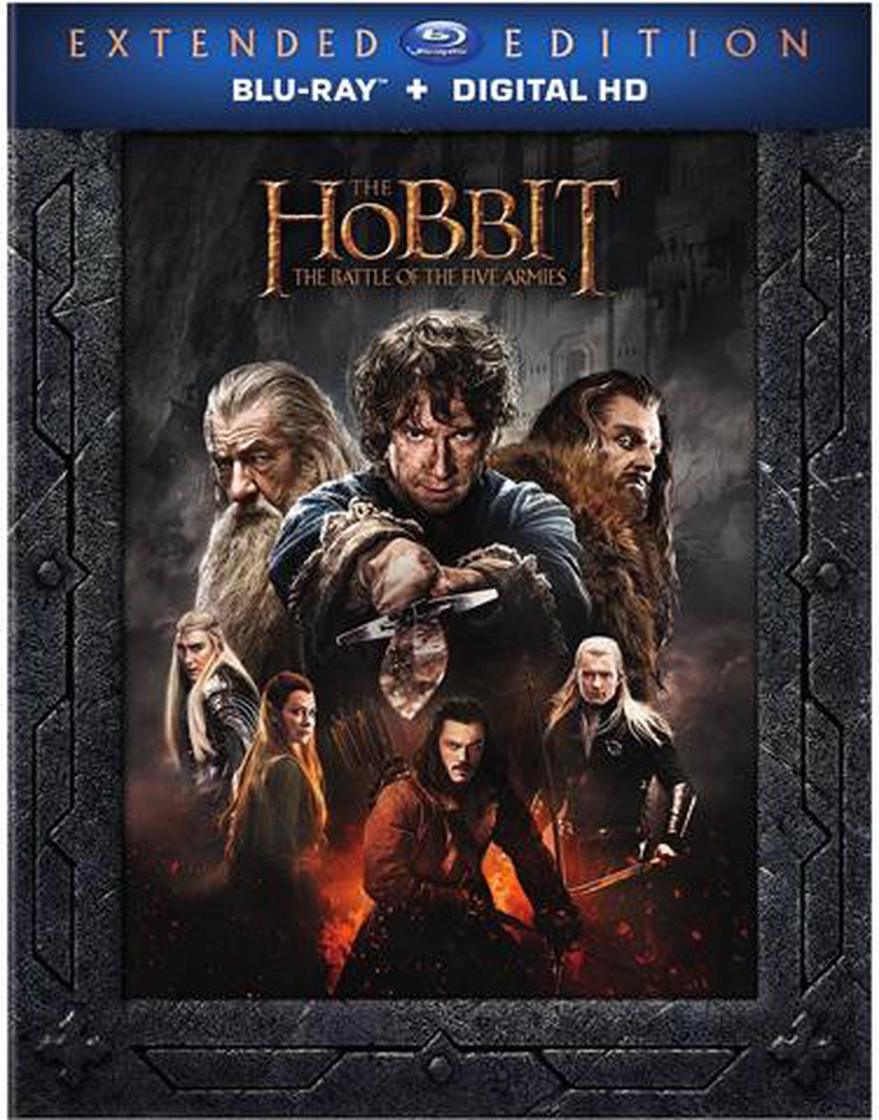 Main image of The Hobbit: The Battle of Five Armies Extended Edition (BD) [Blu-ray] Ian McKellen, Martin Freeman, Richard Armitage, Evangeline Lilly, Lee Pace