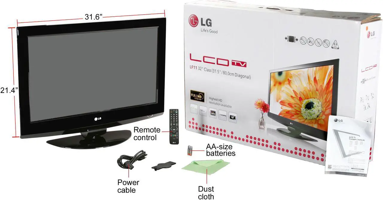 Alt view image 7 of 7 - LG 32" 1080p LCD HDTV