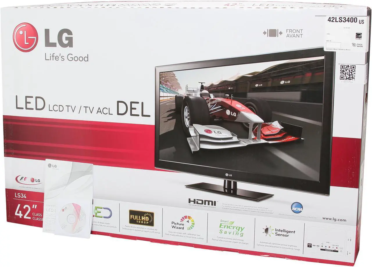 Alt view image 9 of 9 - LG LS3400 series 42" 1080p 60Hz LED HDTV 42LS3400