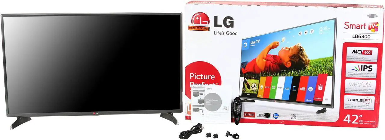 Alt view image 8 of 8 - LG 42LB6300 42” Class 1080p Smart w/webOS LED HDTV