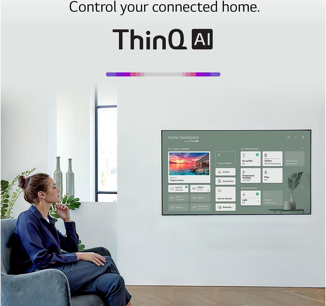 Alt view image 16 of 16 - LG OLED77C1PUB 4K Smart OLED TV w/ AI THinQ (2021)