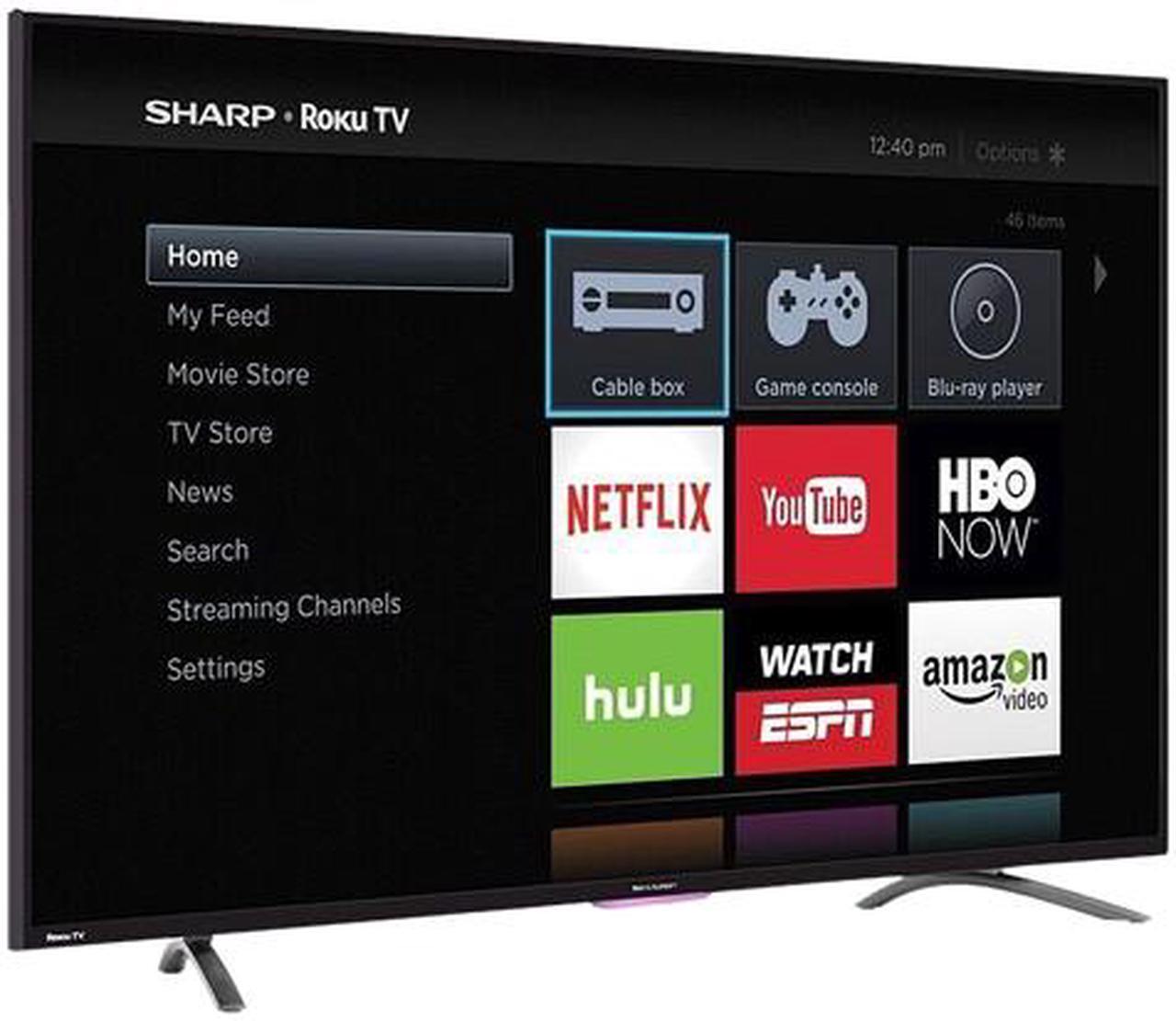 Alt view image 2 of 2 - Sharp LC-50N4000U 50-Inch 1080p Roku Smart LED TV