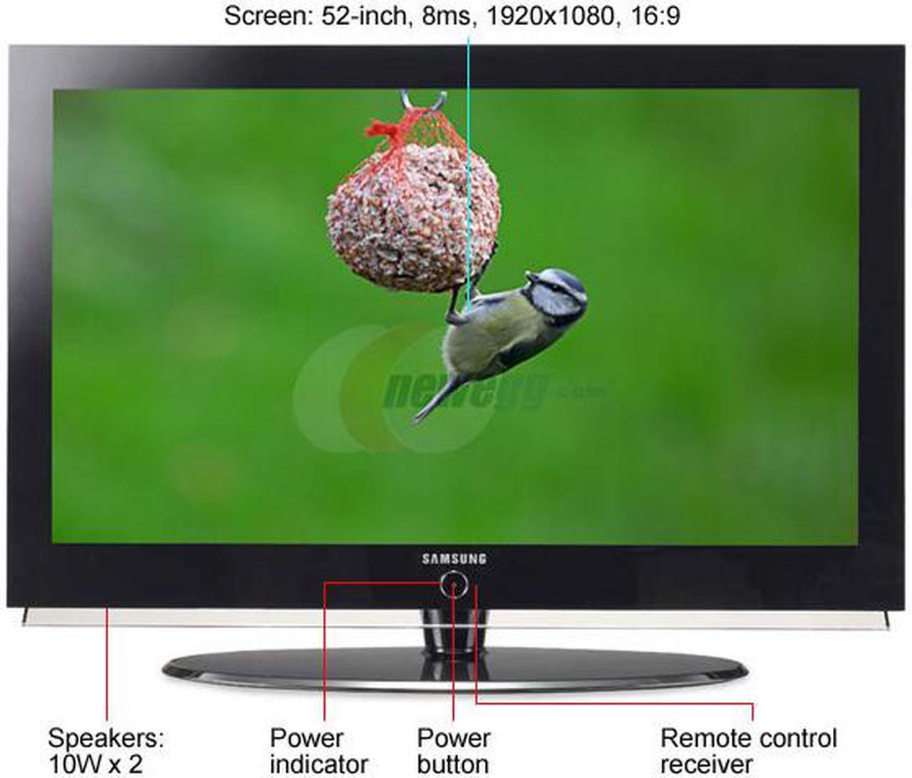 Alt view image 2 of 6 - 52" 1080p LCD HDTV w/ ATSC Tuner & CableCard slot