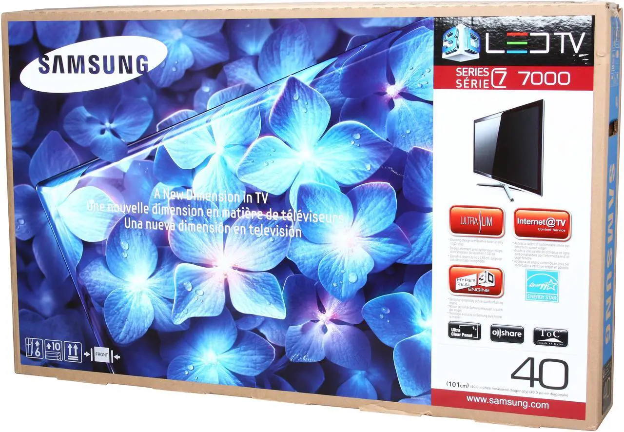 Alt view image 9 of 9 - Samsung C7000 series 40" 1080p 240Hz LED-LCD HDTV UN40C7000