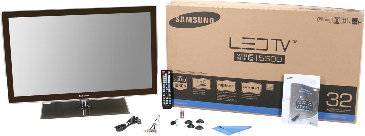 Alt view image 8 of 8 - Samsung D5500 series 32" 1080p 120Hz LED-LCD HDTV UN32D5500RF