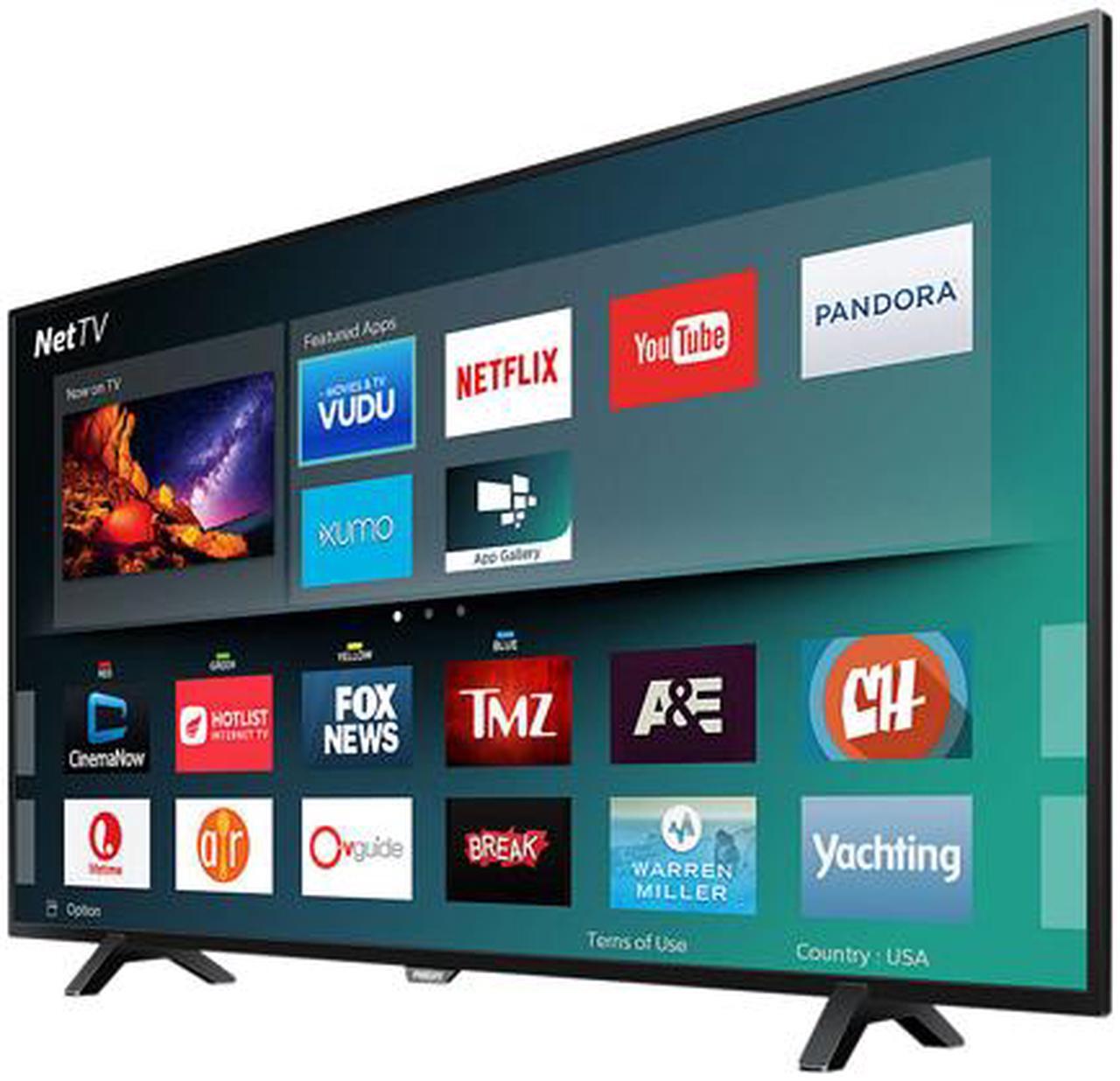 Alt view image 2 of 6 - Philips 5000 Series 55" Smart Ultra HDTV 4K LED TV 55PFL5602/F7