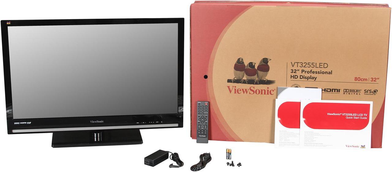 Alt view image 8 of 8 - ViewSonic 32" 720p LED-Backlit LCD HDTV VT3255LED