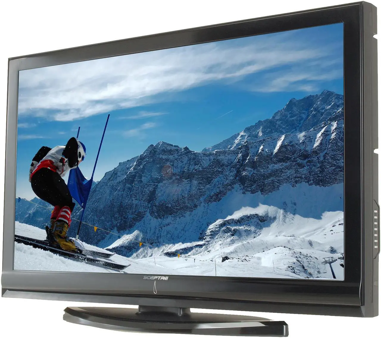 Main image of SCEPTRE Black 42" 16:9 6ms LCD TV w/ ATSC / Clear QAM Tuners  Model X42GV-Komodo