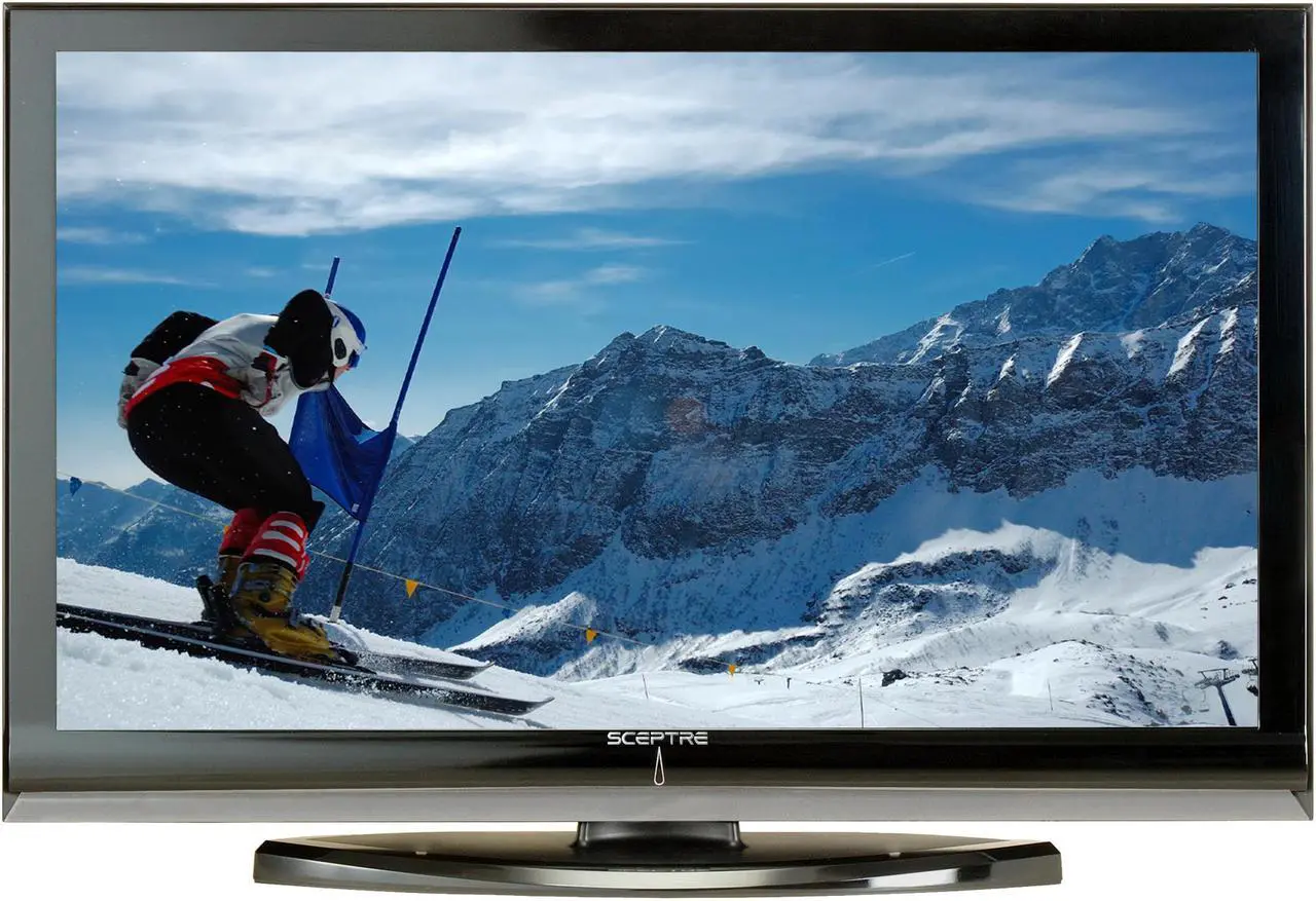 Alt view image 2 of 2 - SCEPTRE Black 42" 16:9 6ms LCD TV w/ ATSC / Clear QAM Tuners  Model X42GV-Komodo