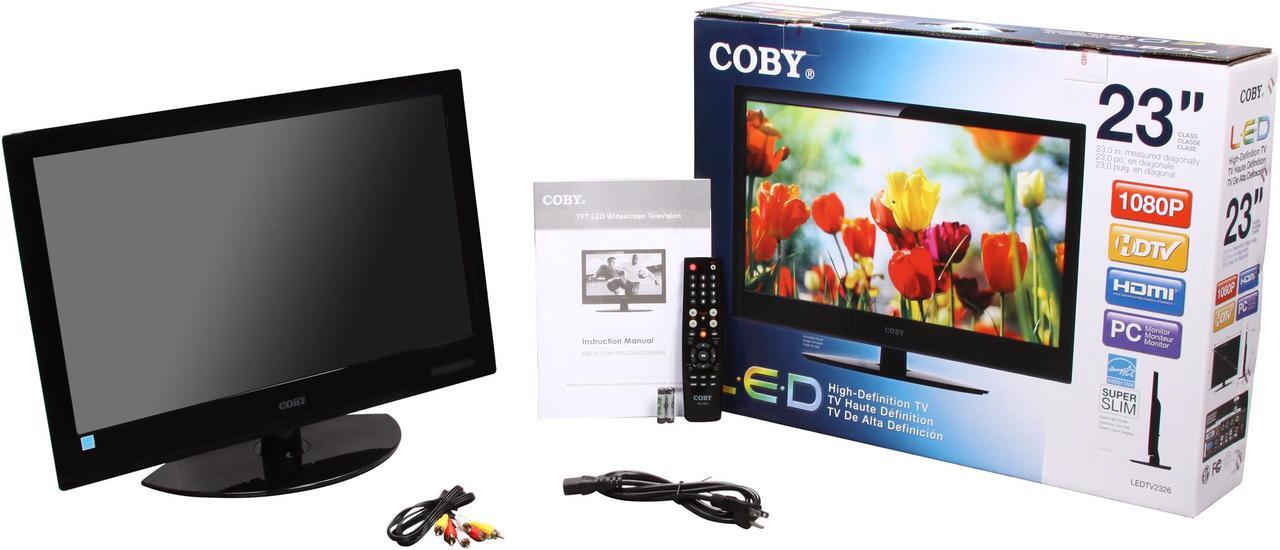 Alt view image 8 of 8 - Coby 23" 1080p Widescreen LED HDTV LEDTV2326