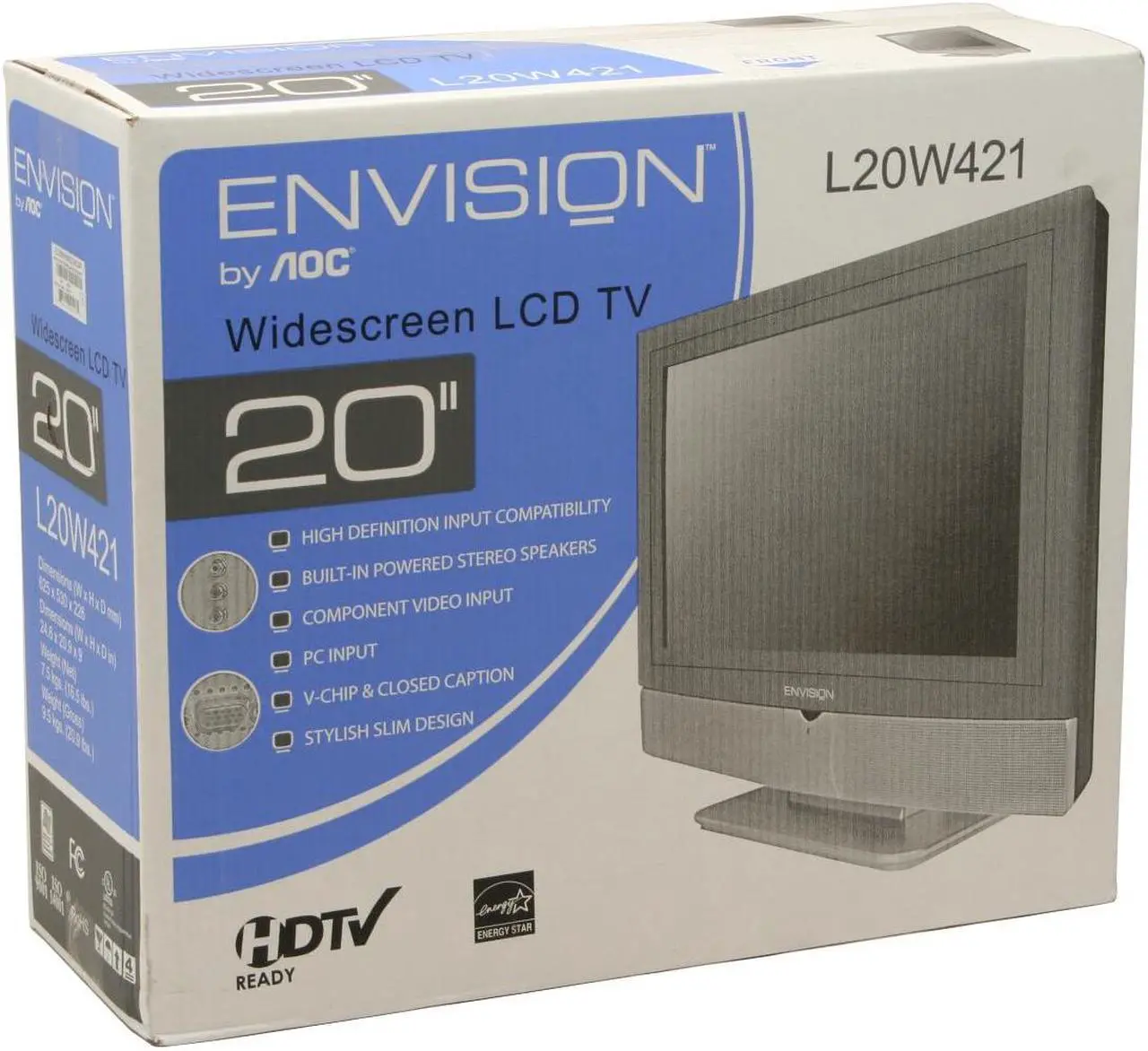 Alt view image 12 of 12 - 20" 720p LCD HDTV