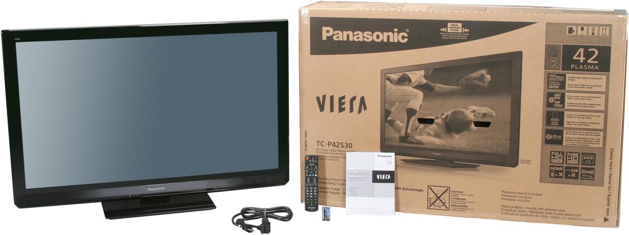 Alt view image 8 of 8 - Panasonic Viera 42" 1080p 600Hz Plasma HDTV TC-P42S30