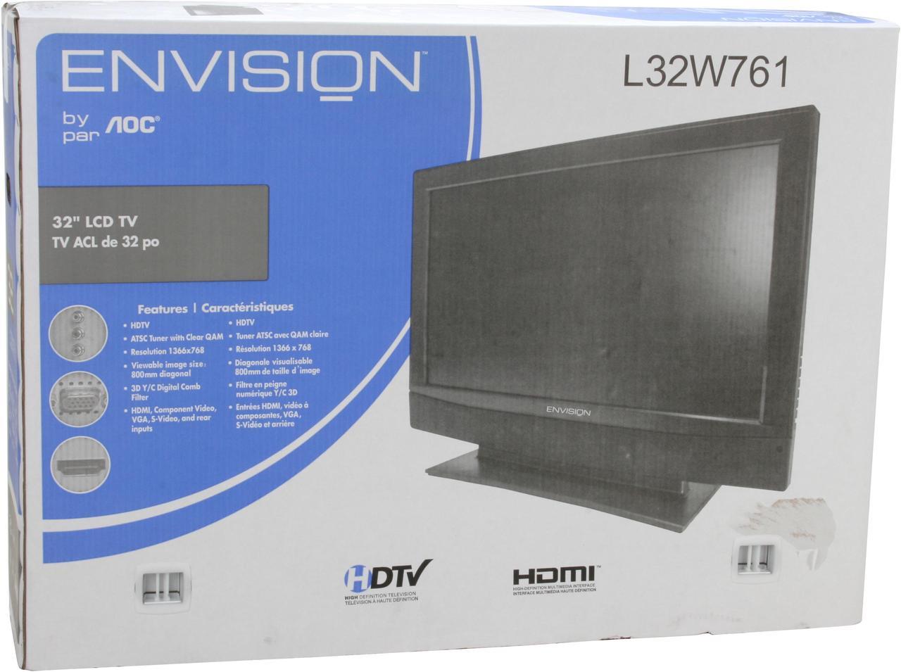 Alt view image 12 of 12 - AOC Envision 32" 16:9 8ms 720p LCD HDTV L32W761