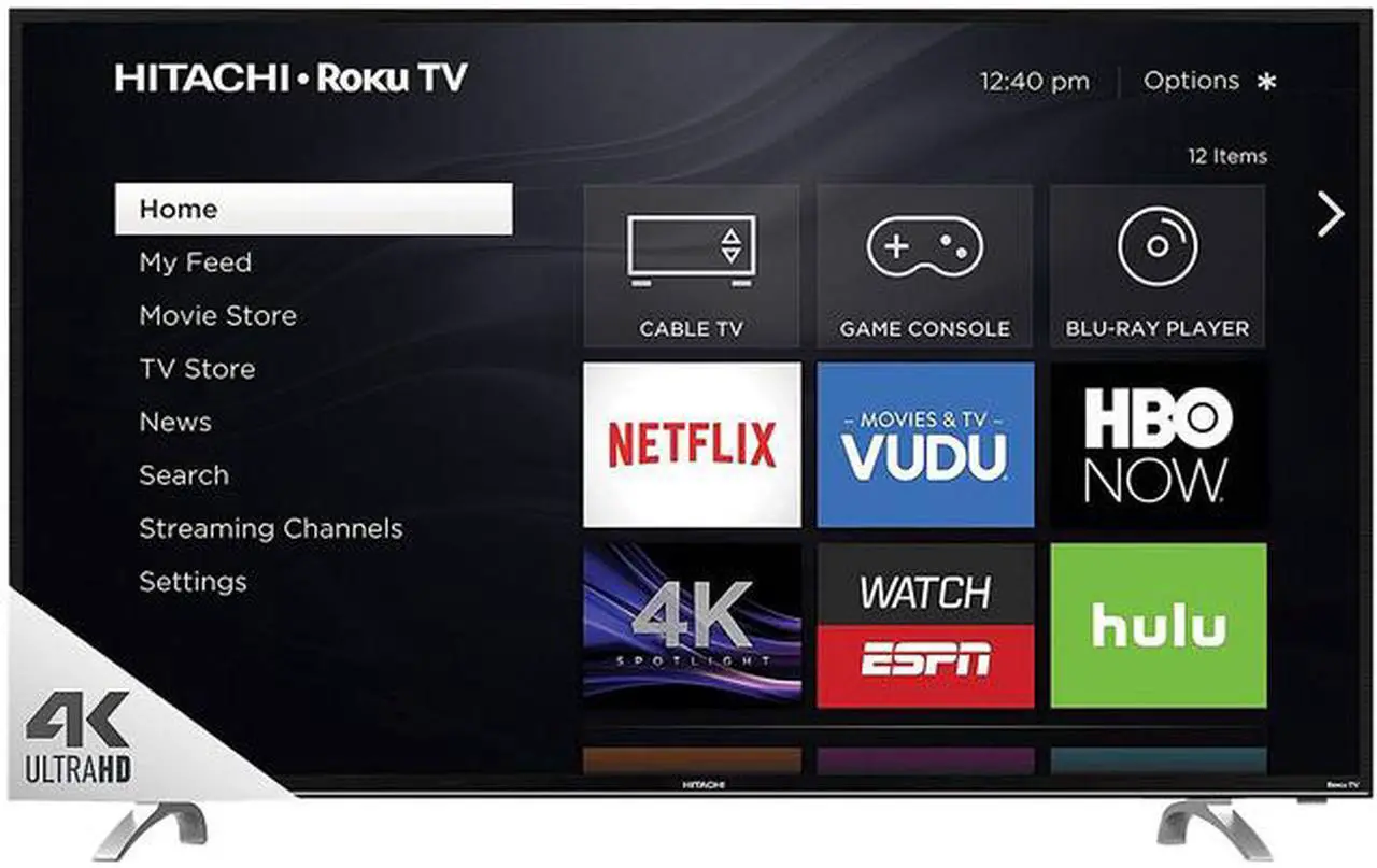 Main image of Hitachi 55R80 55-Inch R80 Series 4K UHD HDR10 LED Roku TV