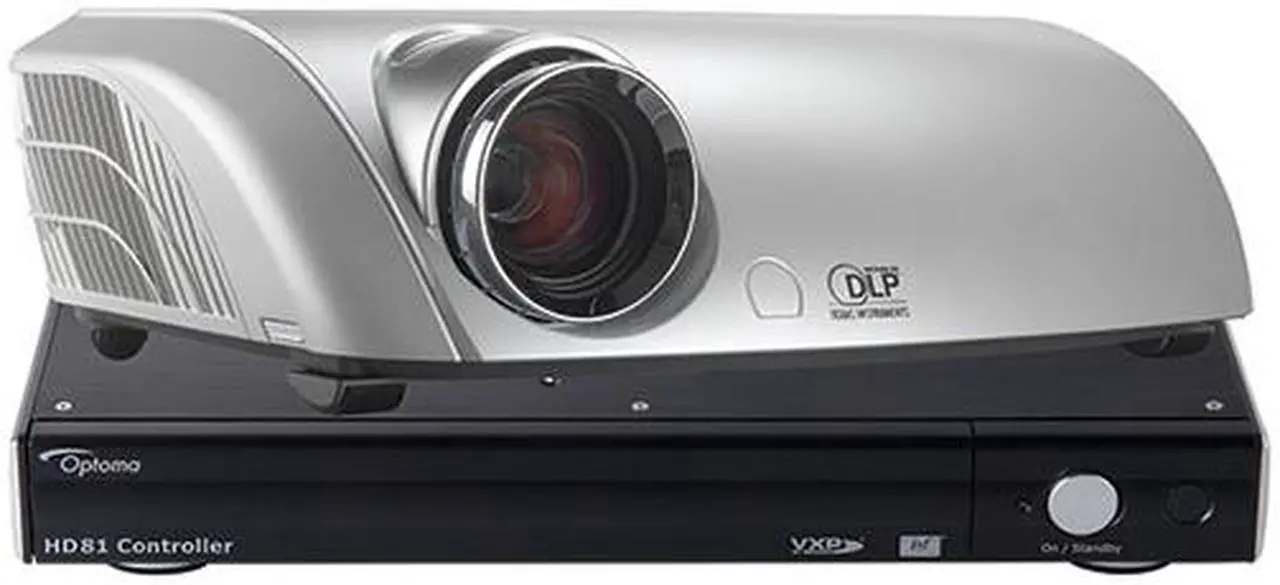 Main image of Optoma HD81 1920 x 1080 DLP 1080P HDMI Home Theater Projector 1400 ANSI Lumens 10000:1