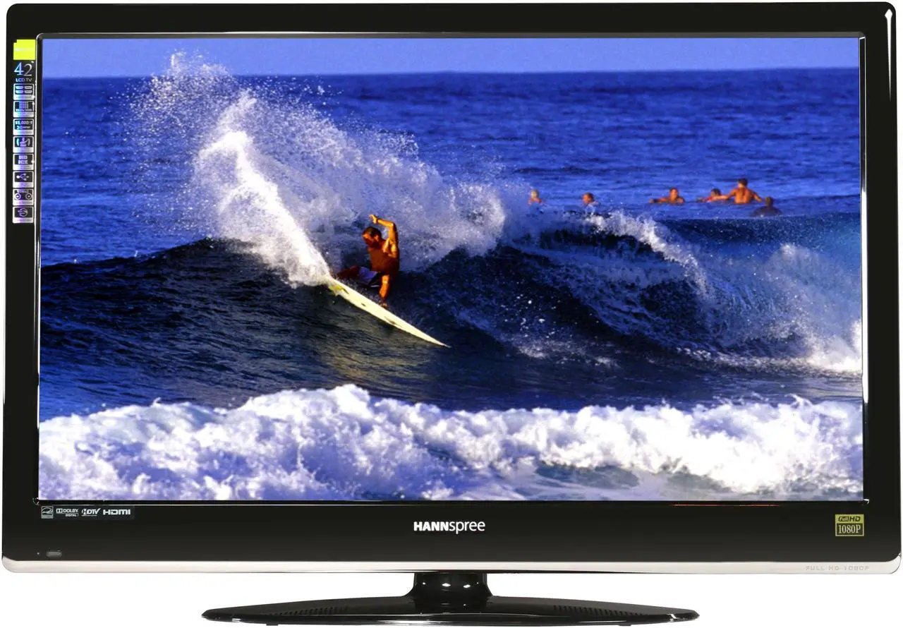 Alt view image 2 of 8 - HANNspree 42" 1080p 120Hz LCD HDTV