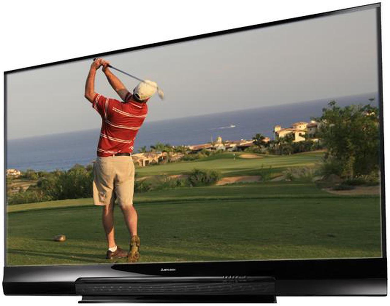 Alt view image 2 of 5 - MITSUBISHI ELECTRIC WD-92840 92" 16:9 Black DLP 3D Home Cinema TV