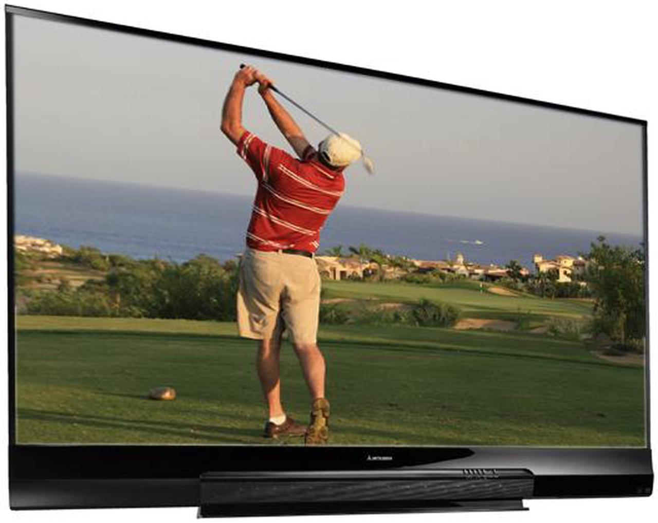 Alt view image 3 of 5 - MITSUBISHI ELECTRIC WD-92840 92" 16:9 Black DLP 3D Home Cinema TV