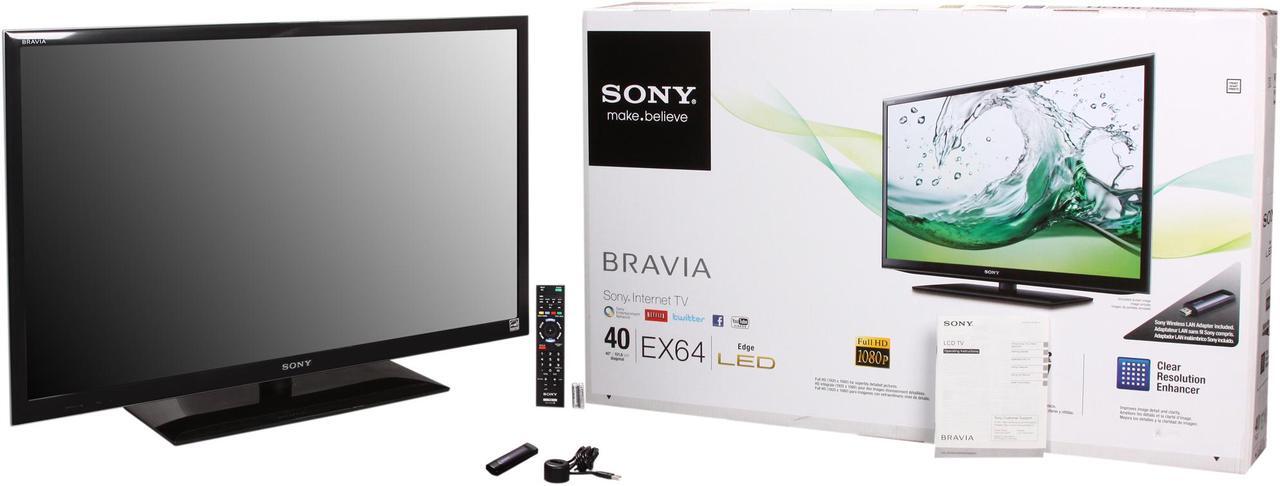 Alt view image 9 of 9 - Sony 40" 1080p 120Hz LED HDTV KDL40EX640