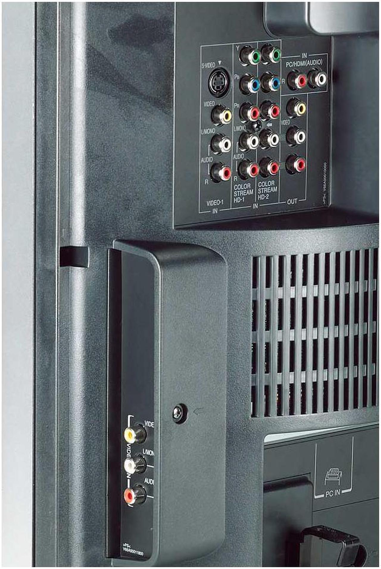 Alt view image 5 of 8 - TOSHIBA REGZA 37HLV66 37" Black/Silver LCD HDTV w/ DVD Player & ATSC Tuner