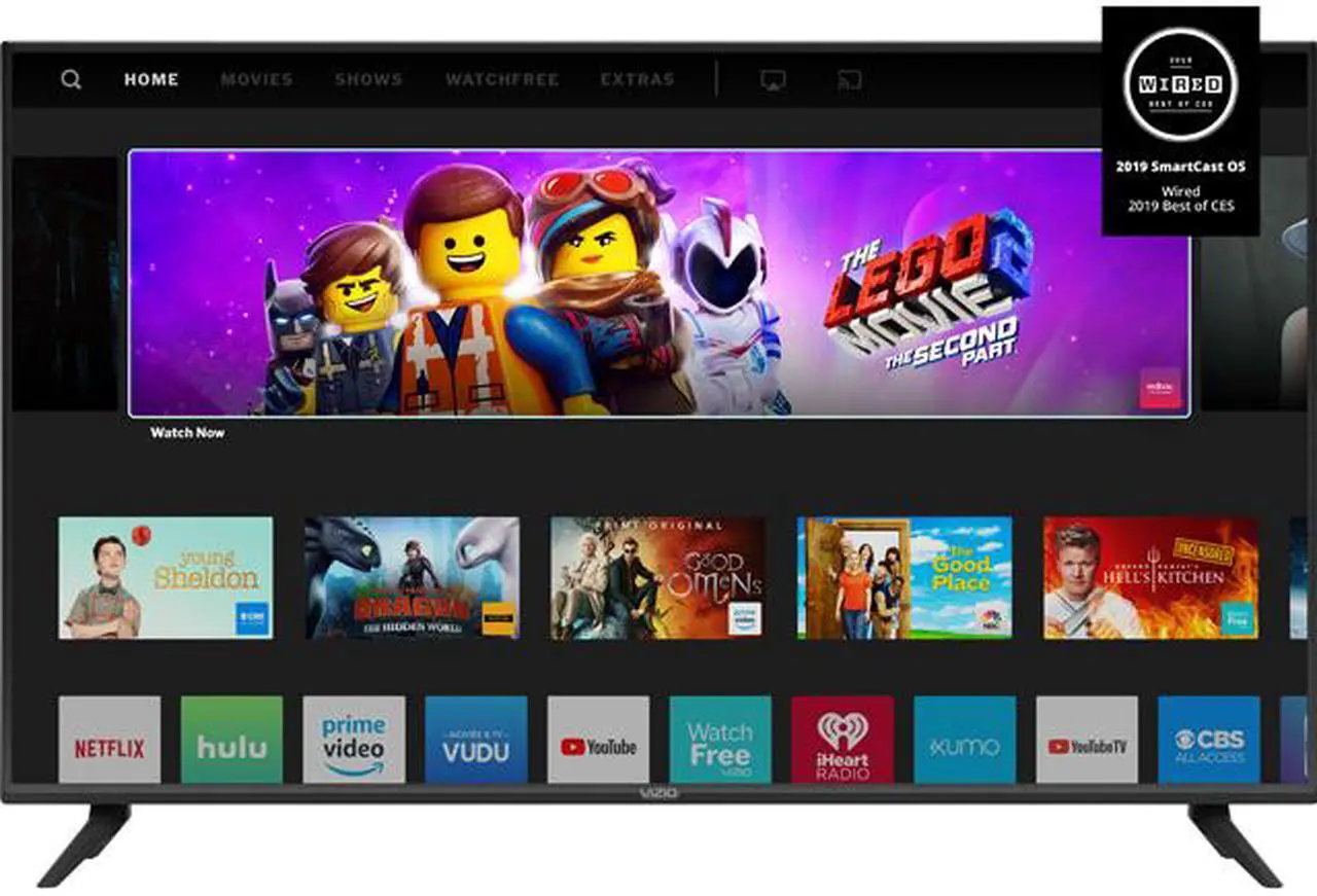 Alt view image 2 of 10 - Vizio V-Series V585-G1 58" 4K 120Hz HDR Smart LED TV