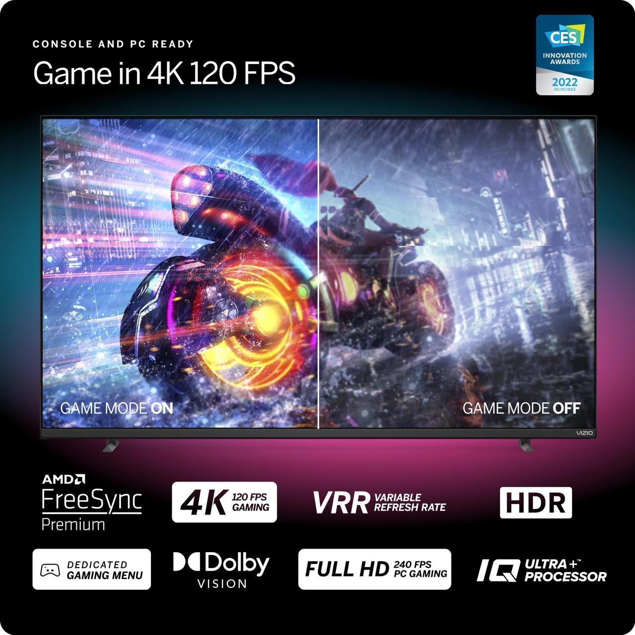 Alt view image 10 of 20 - VIZIO 50-inch MQX-Series 4K 120Hz QLED HDR10+ Smart TV with Dolby Vision, Active Full Array, 240Hz @ 1080p PC Gaming, WiFi 6E, Apple AirPlay, Chromecast Built-in, M50QXM-K01 2023