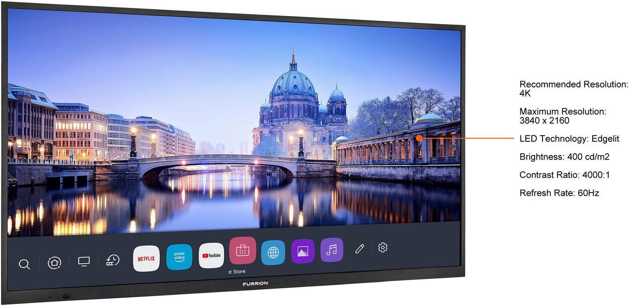 Alt view image 4 of 9 - Furrion - 65" Aurora Full Shade 4K Smart Outdoor TV