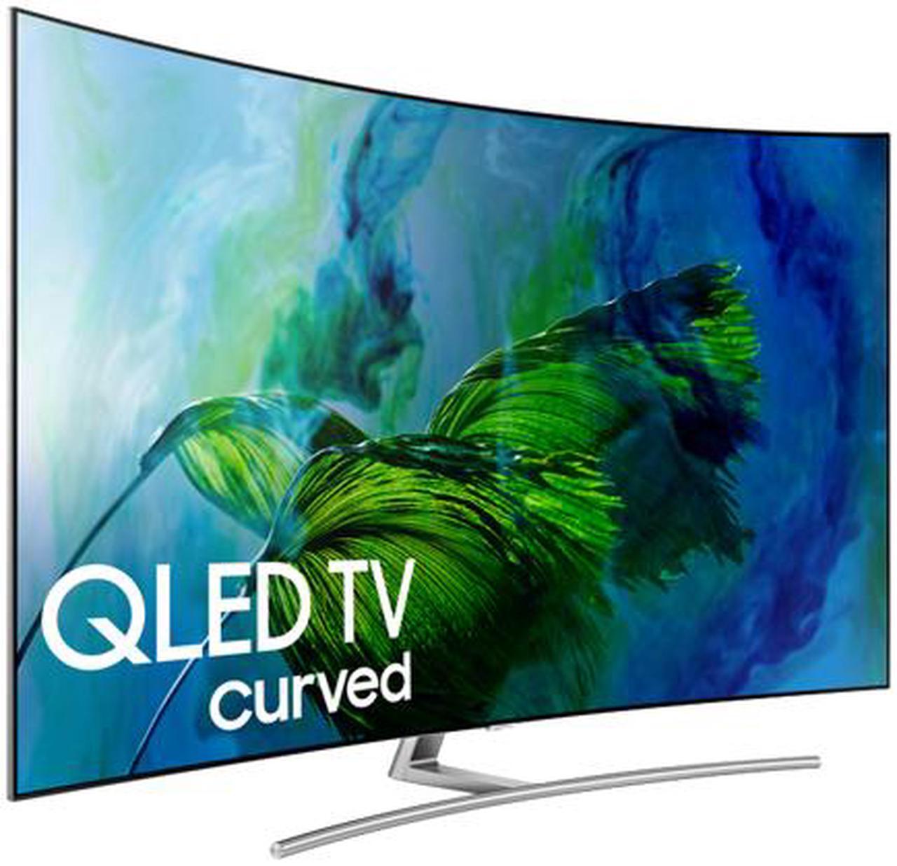 Alt view image 2 of 5 - Samsung Q8C 75" QLED Curved 4K UHD HDR Elite Smart TV QN75Q8CAMFXZA