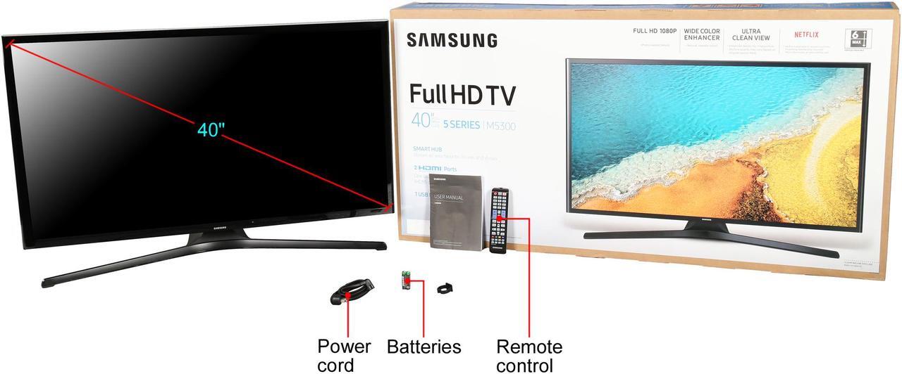 Alt view image 8 of 8 - Samsung M5300 40"Full HD 1080p HD TV UN40M5300AFXZA