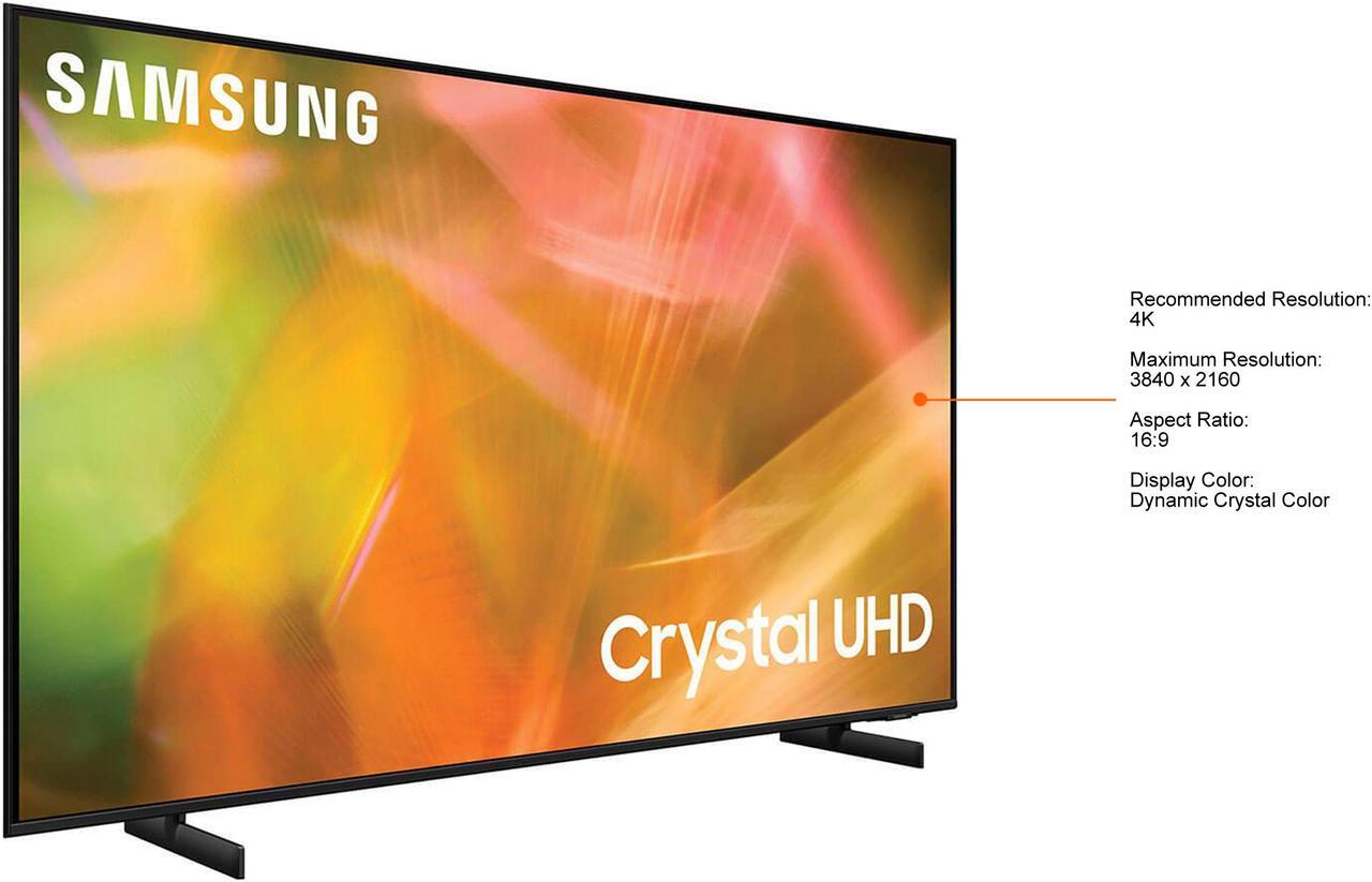Alt view image 4 of 10 - Samsung 50" Class AU8000 Crystal UHD Smart TV (UN50AU8000FXZA, 2021)