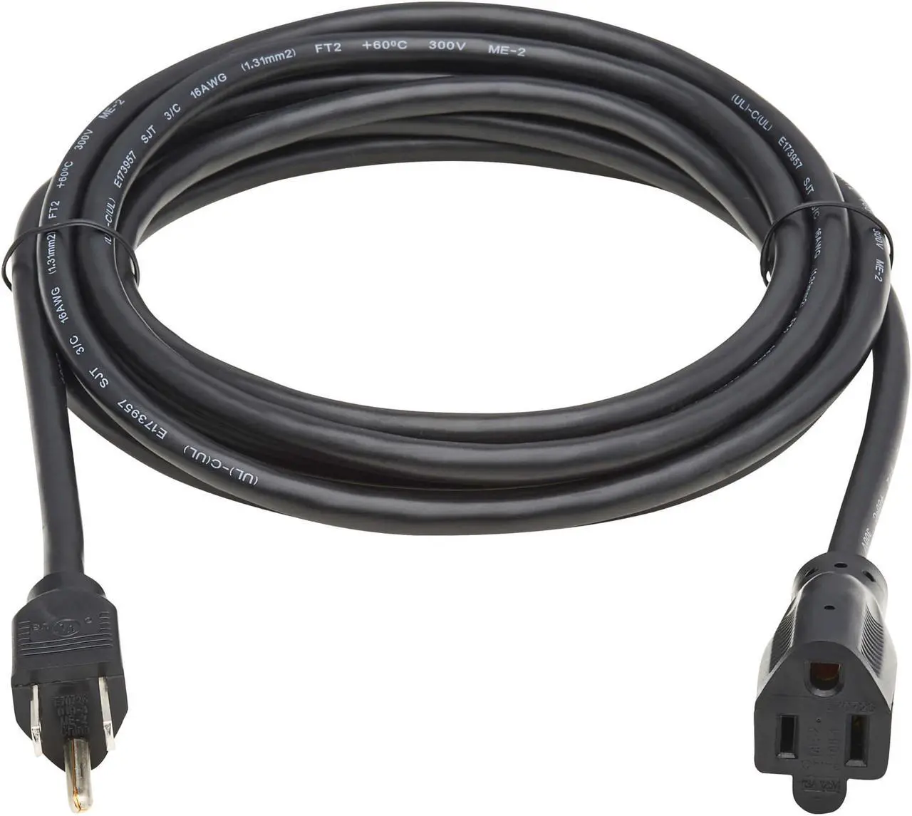 Main image of Tripp Lite Power Extension Cord, NEMA 5-15P to NEMA 5-15R - 13A, 120V, 16 AWG, 12 ft. (3.7 m), Black P022-012-13A