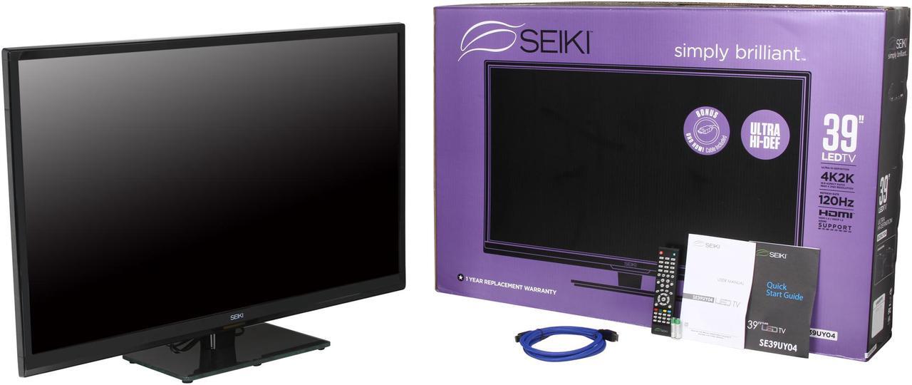Alt view image 9 of 9 - Seiki SE39UY04 39", 4K, 120Hz LED-LCD HDTV