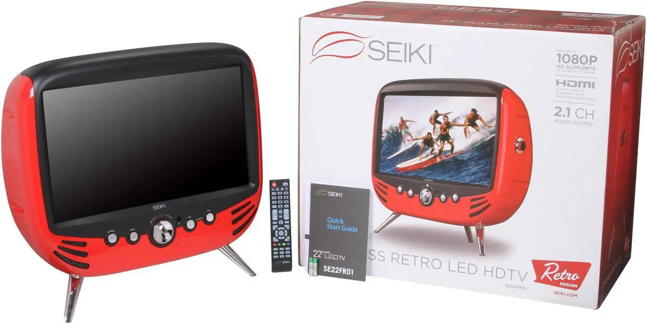 Alt view image 9 of 9 - Seiki 22" Class 1080p 60Hz Retro Design LED TV - SE22FR01