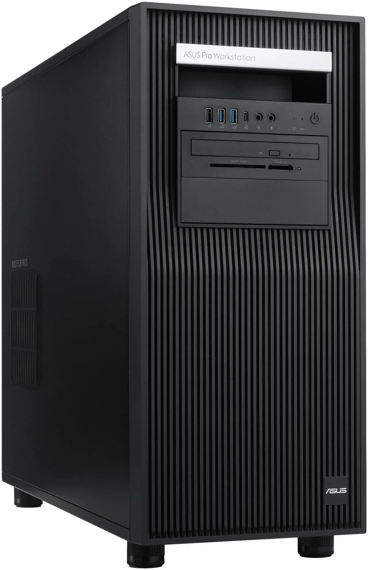 ABS Kalyron Ruby Tower AI Workstation — ASUS ExpertCenter Pro chassis, front three-quarter view
