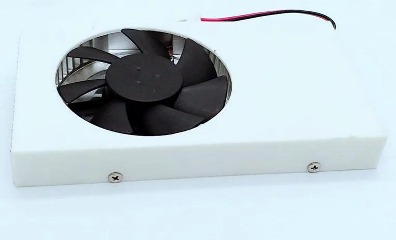 Alt view image 4 of 5 - For GT430 630 GTX650 750 hole pitch 23*41mm half-height graphics card fan, knife card radiator