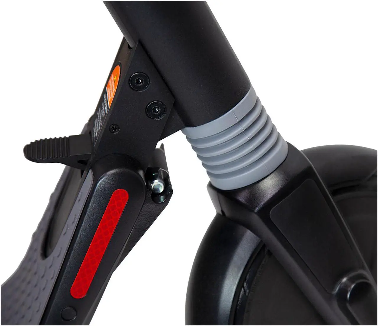 Alt view image 7 of 11 - Ninebot KickScooter by Segway ES3, Folding Electric KickScooter, w/ External Battery, Dark Gray
