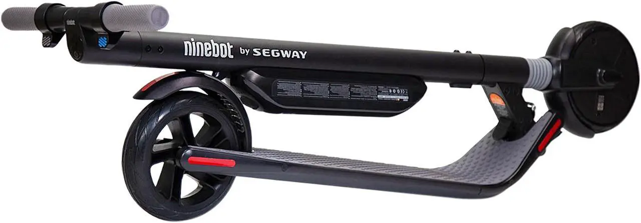 Alt view image 3 of 11 - Ninebot KickScooter by Segway ES3, Folding Electric KickScooter, w/ External Battery, Dark Gray