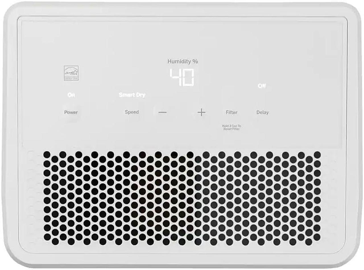 Alt view image 3 of 11 - GE ADHL35LA 35 Pint ENERGY STAR Portable Dehumidifier with Smart Dry for Very Damp Spaces White