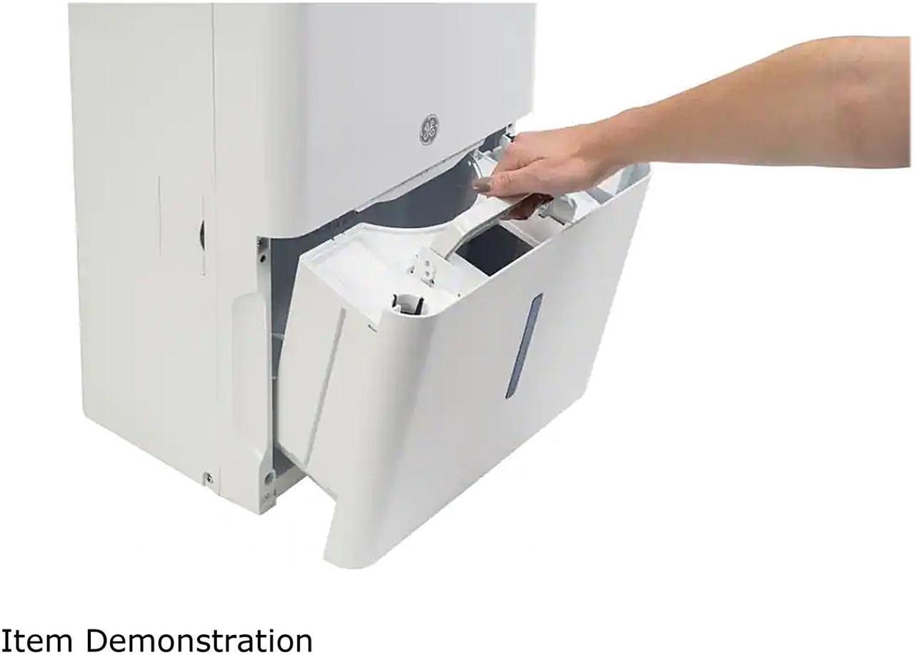 Alt view image 4 of 11 - GE ADHL35LA 35 Pint ENERGY STAR Portable Dehumidifier with Smart Dry for Very Damp Spaces White