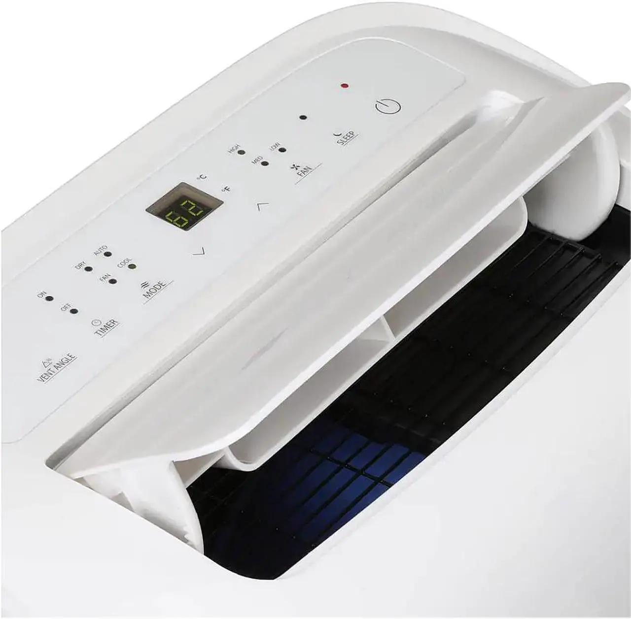 Alt view image 7 of 12 - Toshiba RAC-PD1013CWRU 10,000 / 7,000 DOE SACC Cooling Capacity (BTU) Smart/Wi-Fi Portable Air Conditioner
