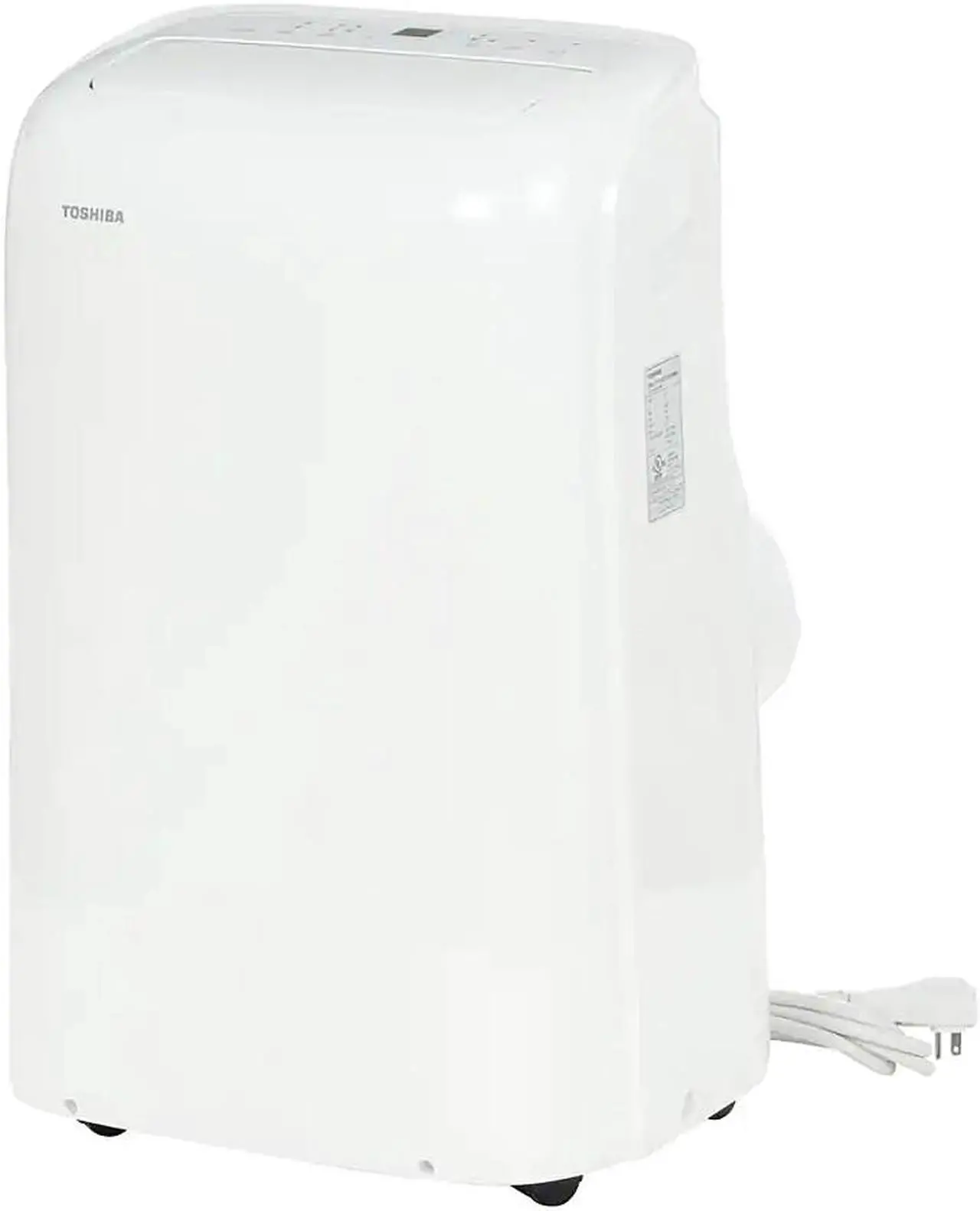 Alt view image 10 of 12 - Toshiba RAC-PD1013CWRU 10,000 / 7,000 DOE SACC Cooling Capacity (BTU) Smart/Wi-Fi Portable Air Conditioner