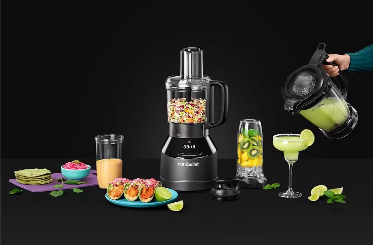 Alt view image 7 of 11 - NutriBullet NBKS50100 Black 32oz Cup Jar Size Triple Prep System