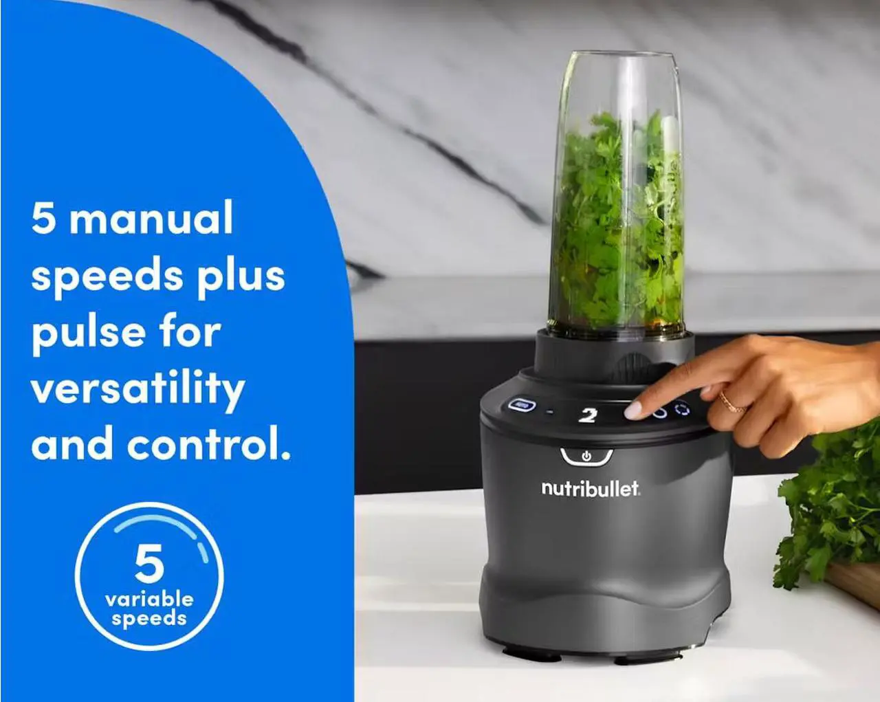 Alt view image 4 of 12 - nutribullet SmartSense Blender Combo NBF50700