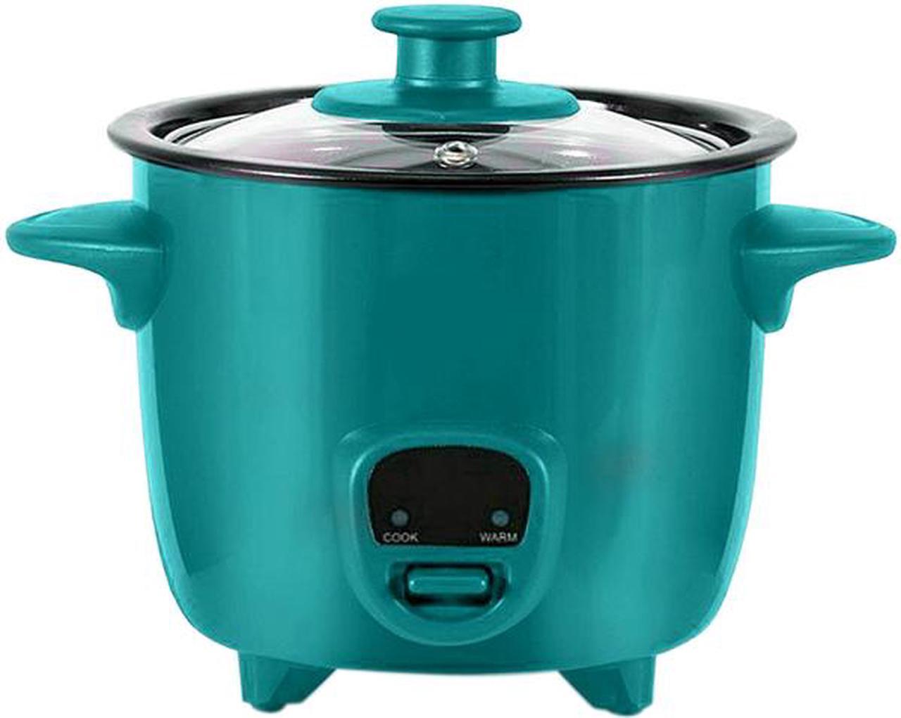 Main image of Dash DRCM200TO Turquoise Personal Mini Rice Cooker with Cook/Warm Function, Turquoise