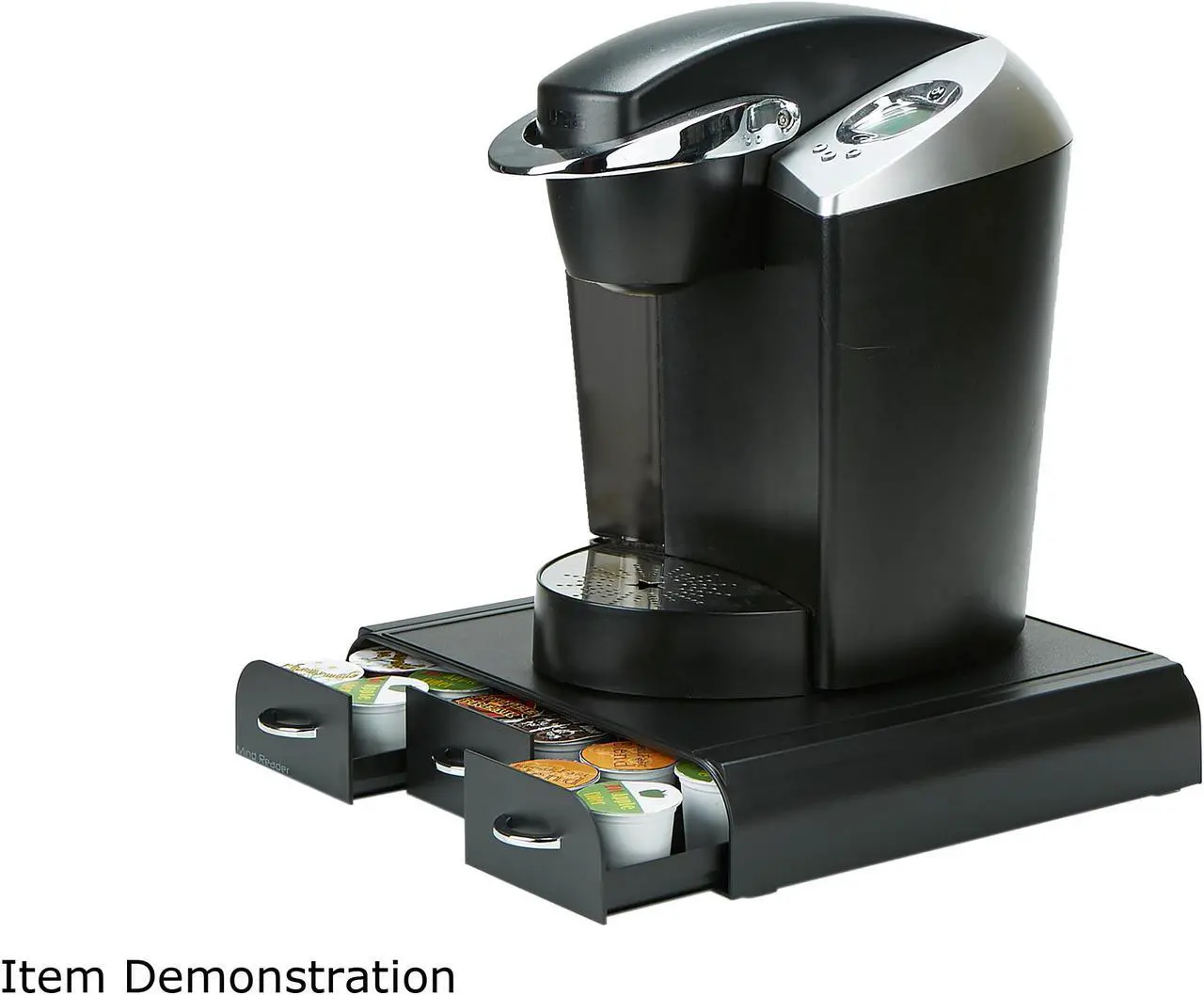 Alt view image 3 of 6 - Mind Reader TRY3PC-BLK "Anchor" Coffee Pod Storage Drawer for Keurig K-Cup, 36 Capacity