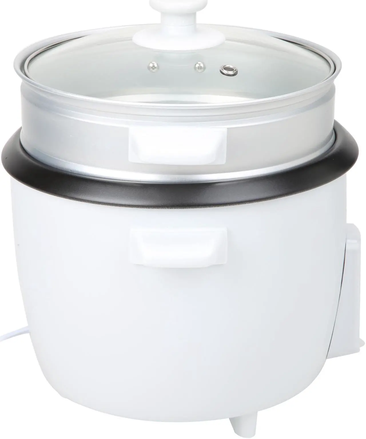 Alt view image 4 of 7 - Tayama RC-8  8 Cups Uncooked / 16 Cups Cooked Rice Cooker with Steam Tray, White