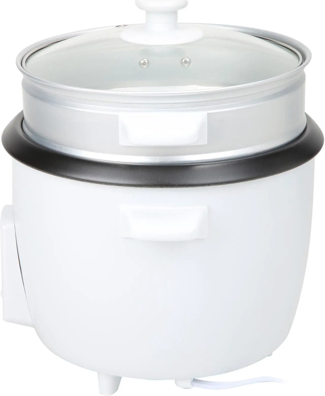 Alt view image 6 of 7 - Tayama RC-8  8 Cups Uncooked / 16 Cups Cooked Rice Cooker with Steam Tray, White