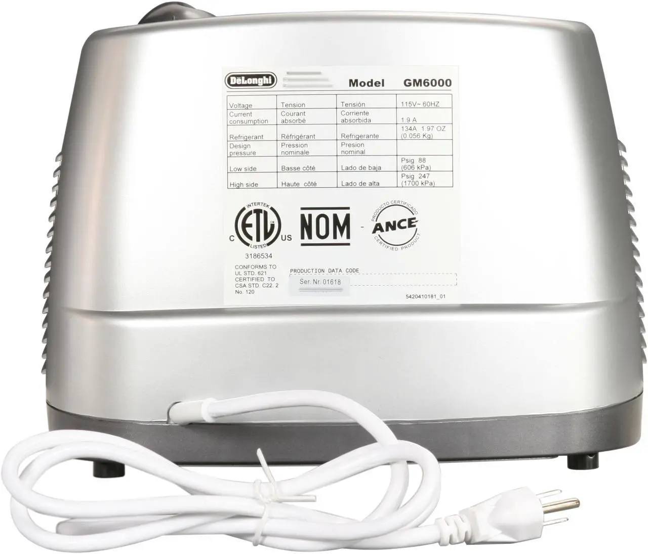 Alt view image 5 of 6 - DeLonghi GM6000 Gelato Maker