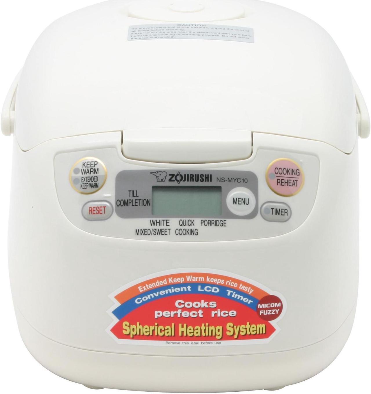 Alt view image 3 of 8 - ZOJIRUSHI NS-MYC10 White 5.5 cups Rice Cooker