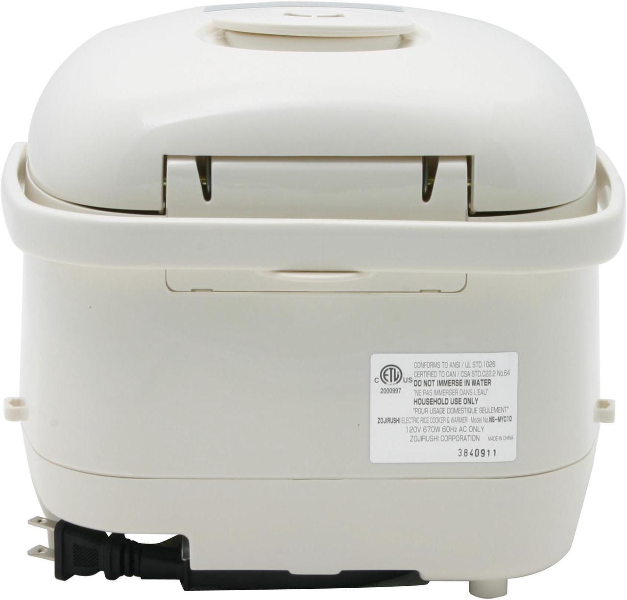 Alt view image 6 of 8 - ZOJIRUSHI NS-MYC10 White 5.5 cups Rice Cooker
